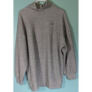 New Balance Women's Gray Turtleneck Long Sleeve Shirt Size Medium With Tags